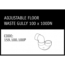 Marley Solvent Joint Adjustable Floor Waste Gully 100 x 100DN - 159.100.100P
